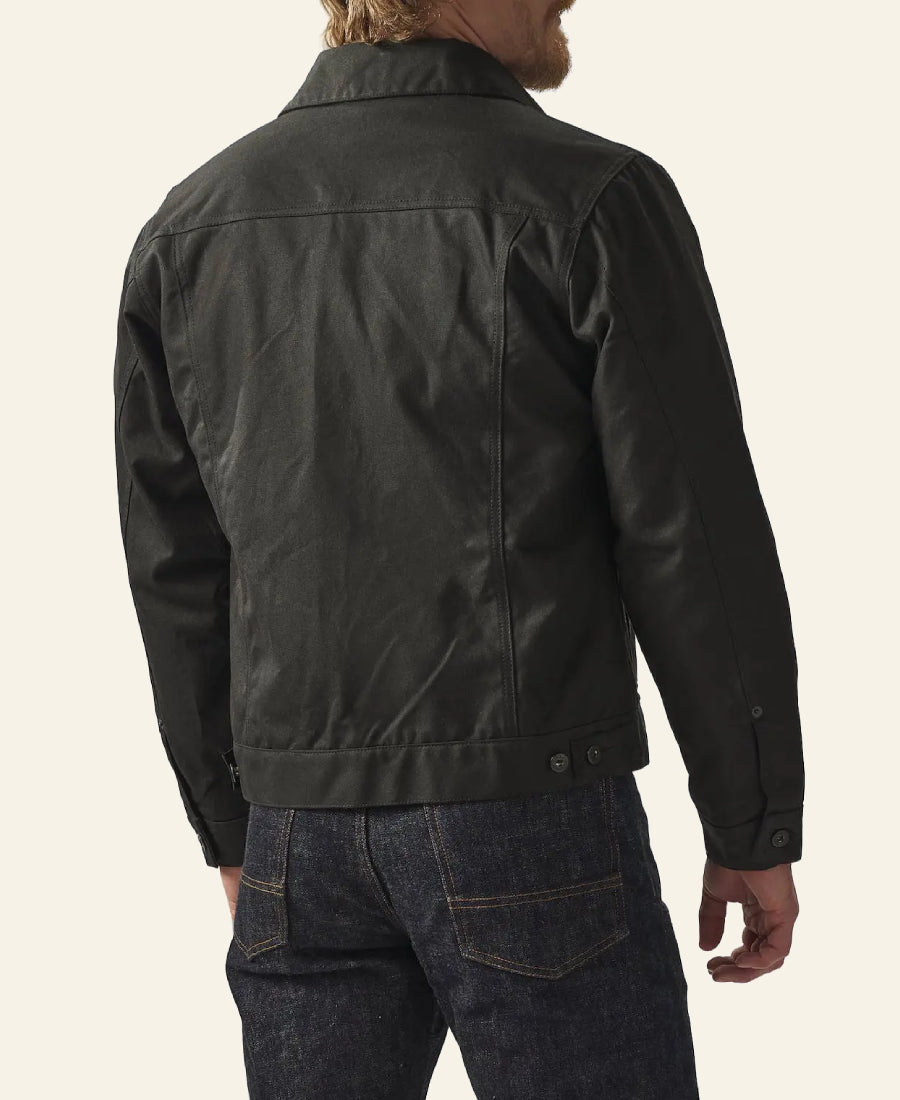 Yellowstone Rip Wheeler Black Cotton Trucker Jacket