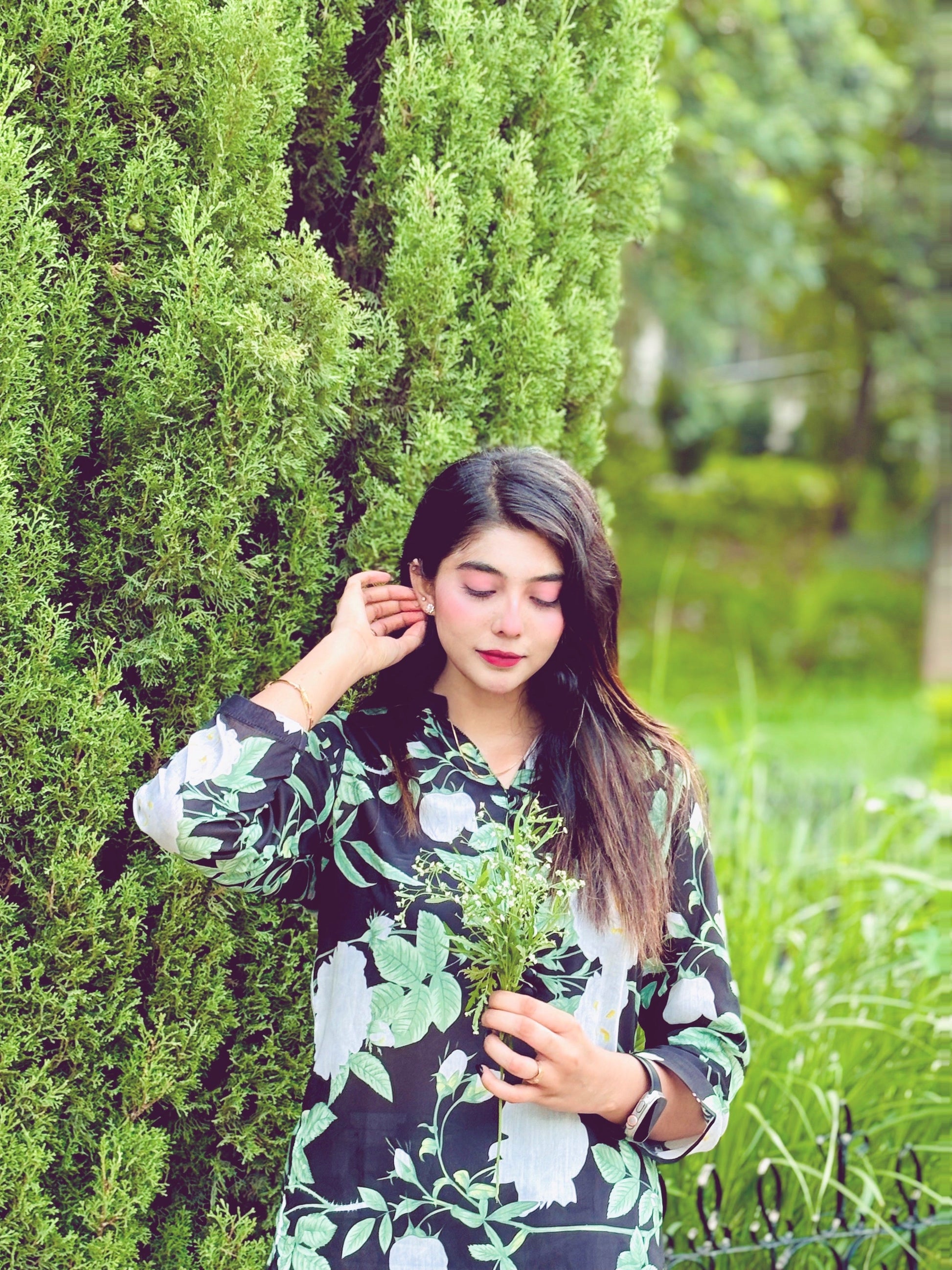 Midnight Garden - Printed Lawn (PRET) - Stitched 2 Piece