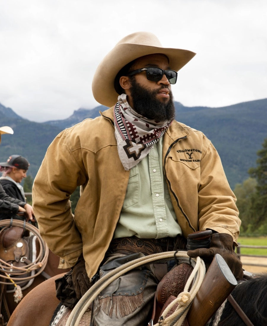 Yellowstone S03 Colby Cotton Jacket | Denim Richards