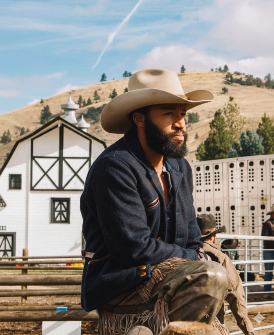Yellowstone Colby Black Wool Jacket