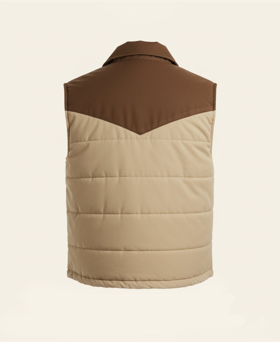 Ian Bohen Yellowstone Ryan Two-Tone Cotton Ranch Vest