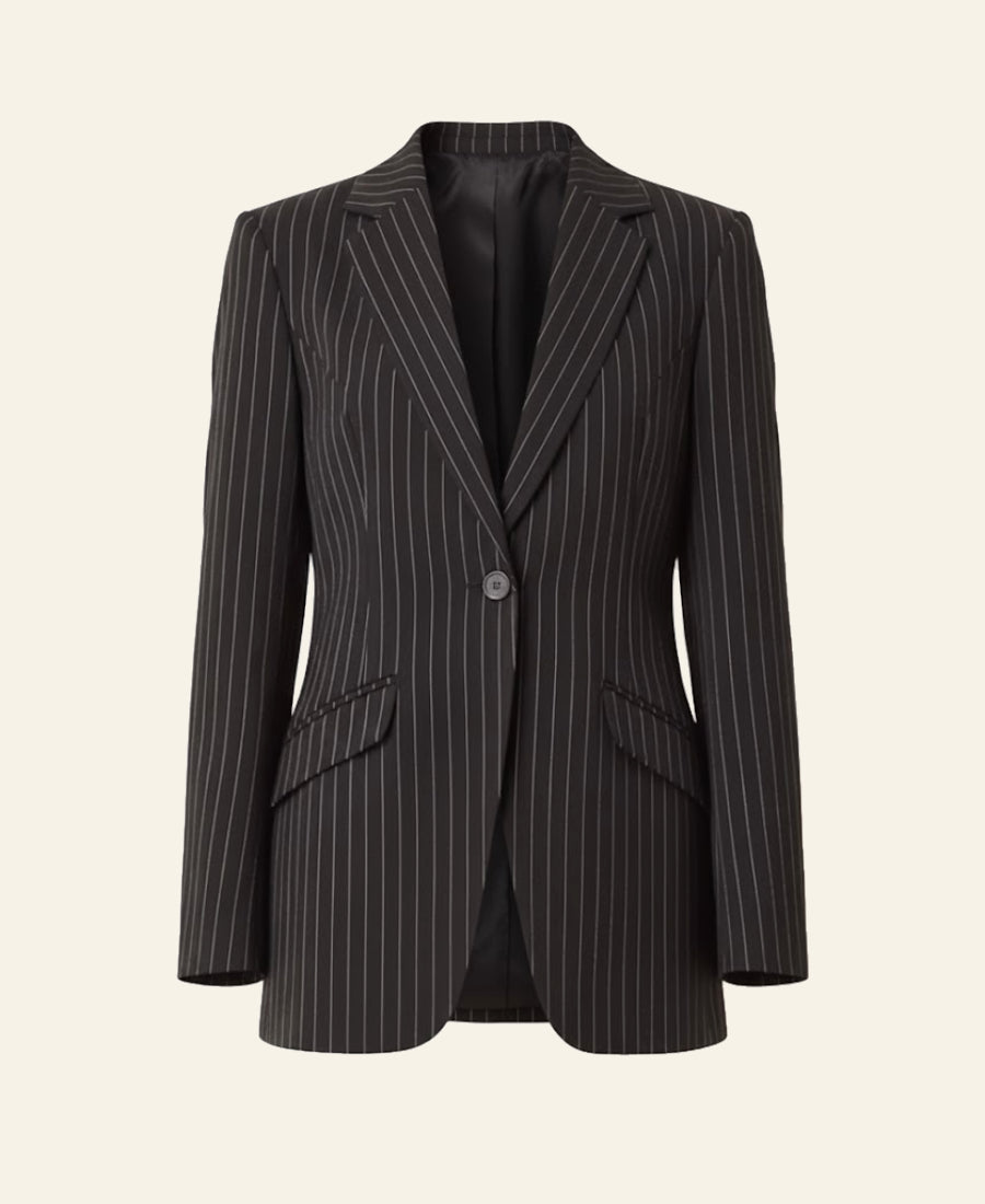 Beth dutton Black pinstripe blazer