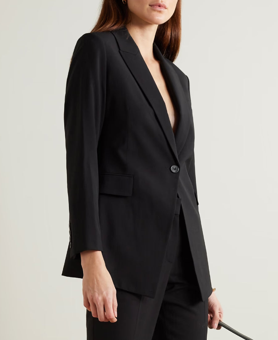 Beth Dutton Black blazer worn by a person on a light gray background