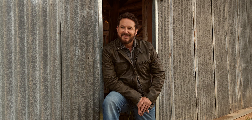 Cole Hauser rip wheeler leather jacket 