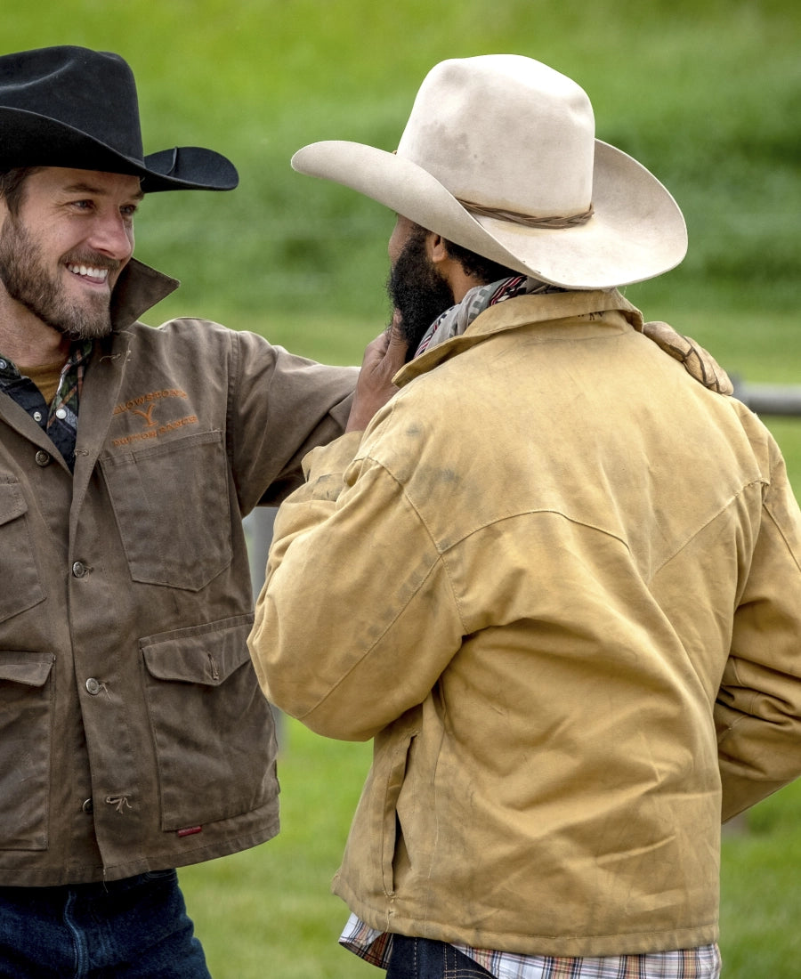 Yellowstone S03 Colby Cotton Jacket | Denim Richards