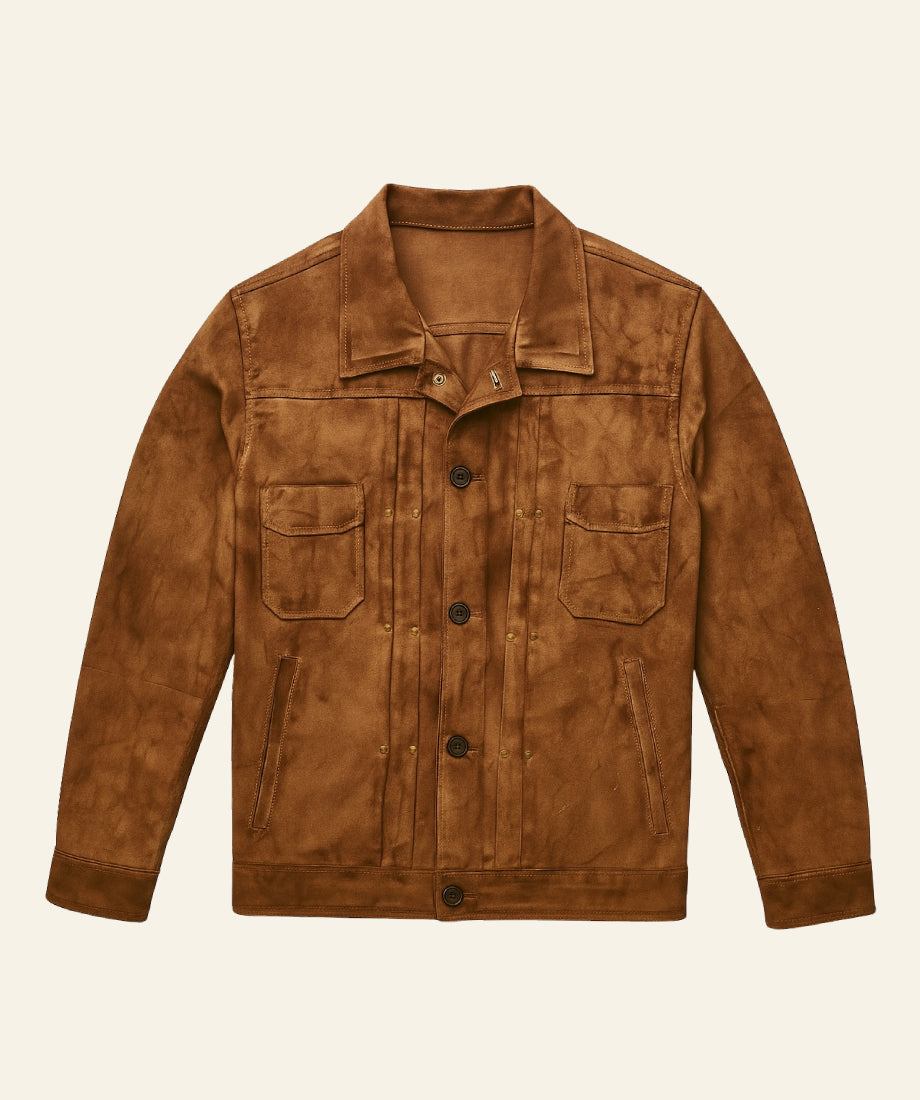 Yellowstone Kayce Dutton Brown Waxed Cotton Jacket