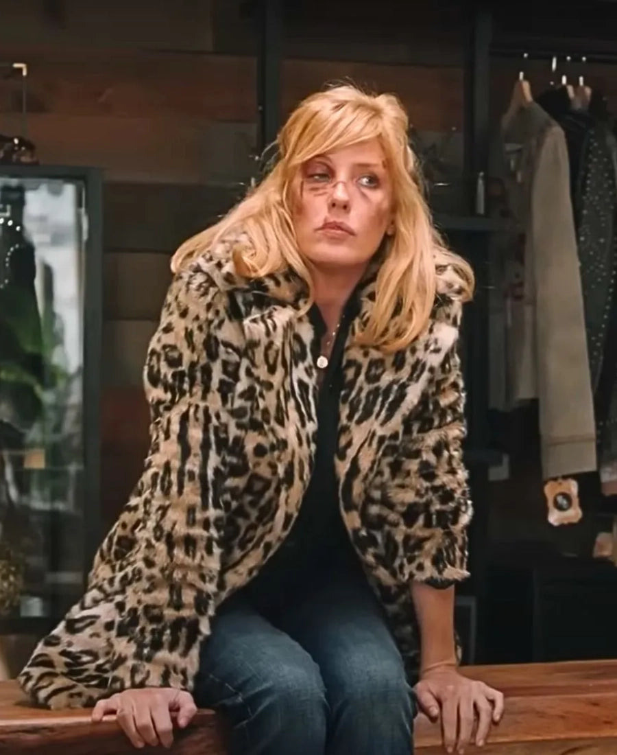 Beth Dutton Yellowstone Cheetah Print Coat