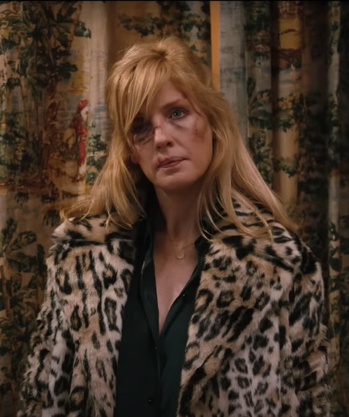 Beth Dutton Yellowstone Cheetah Print Coat
