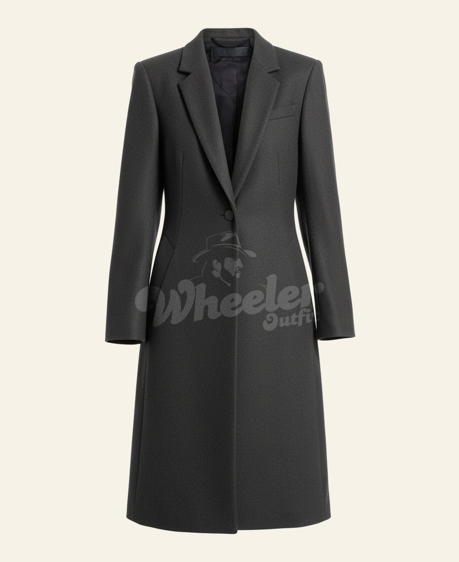 Beth Dutton Signature Wool Trench Coat