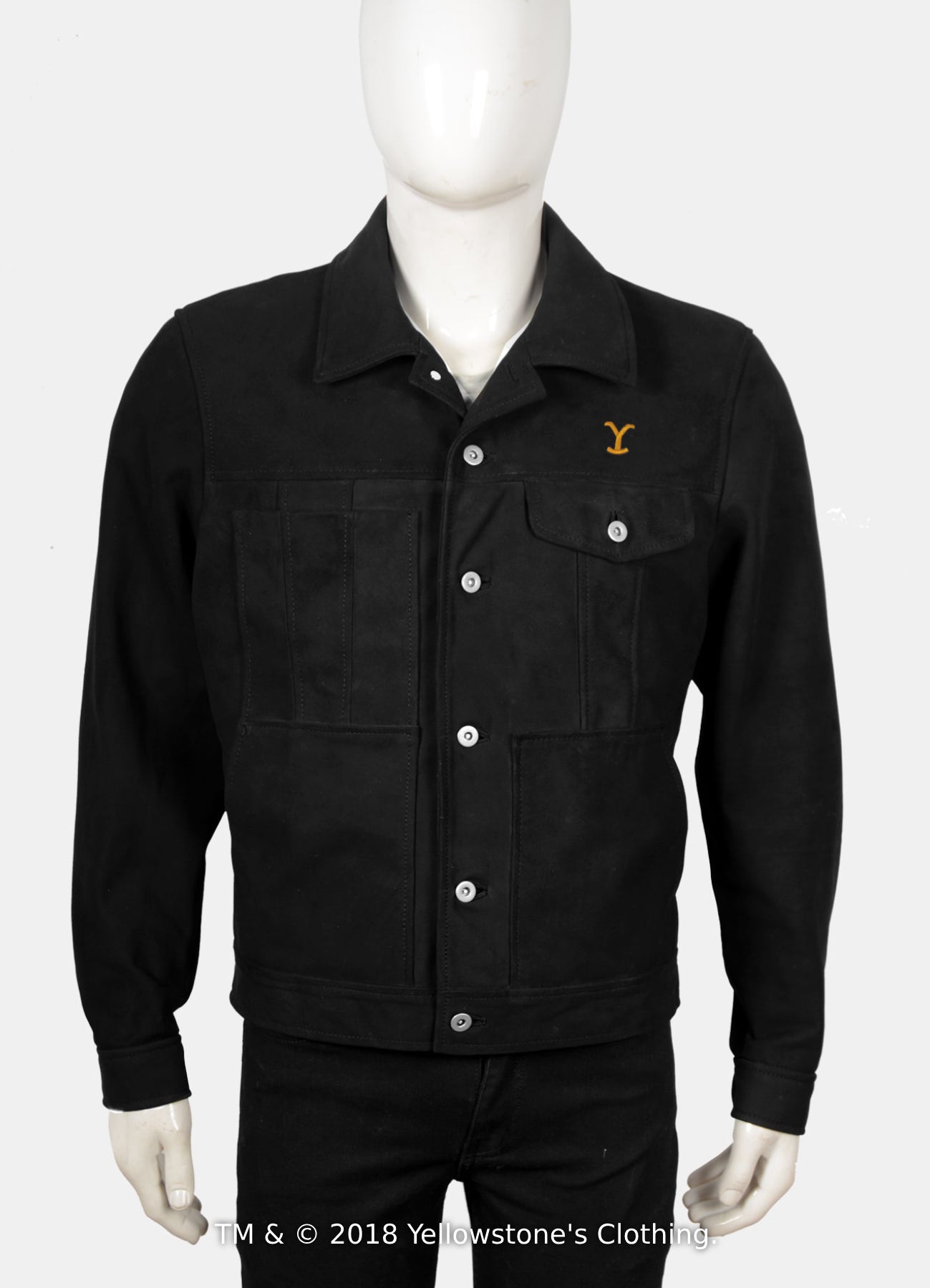 yellowstone-inspired-rip-wheeler-suede-jacket-front-view-with-yellowstone-y-logo