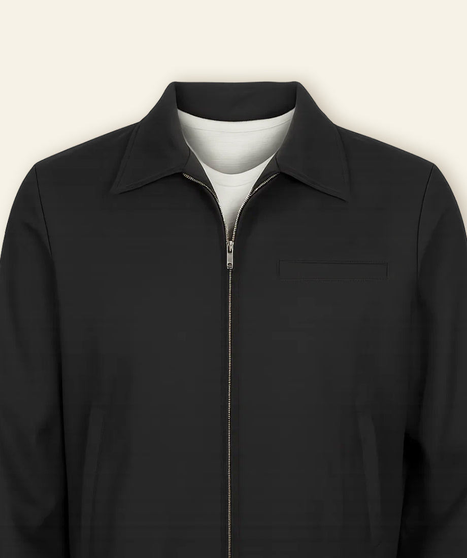 Yellowstone John Dutton Black Cotton Jacket