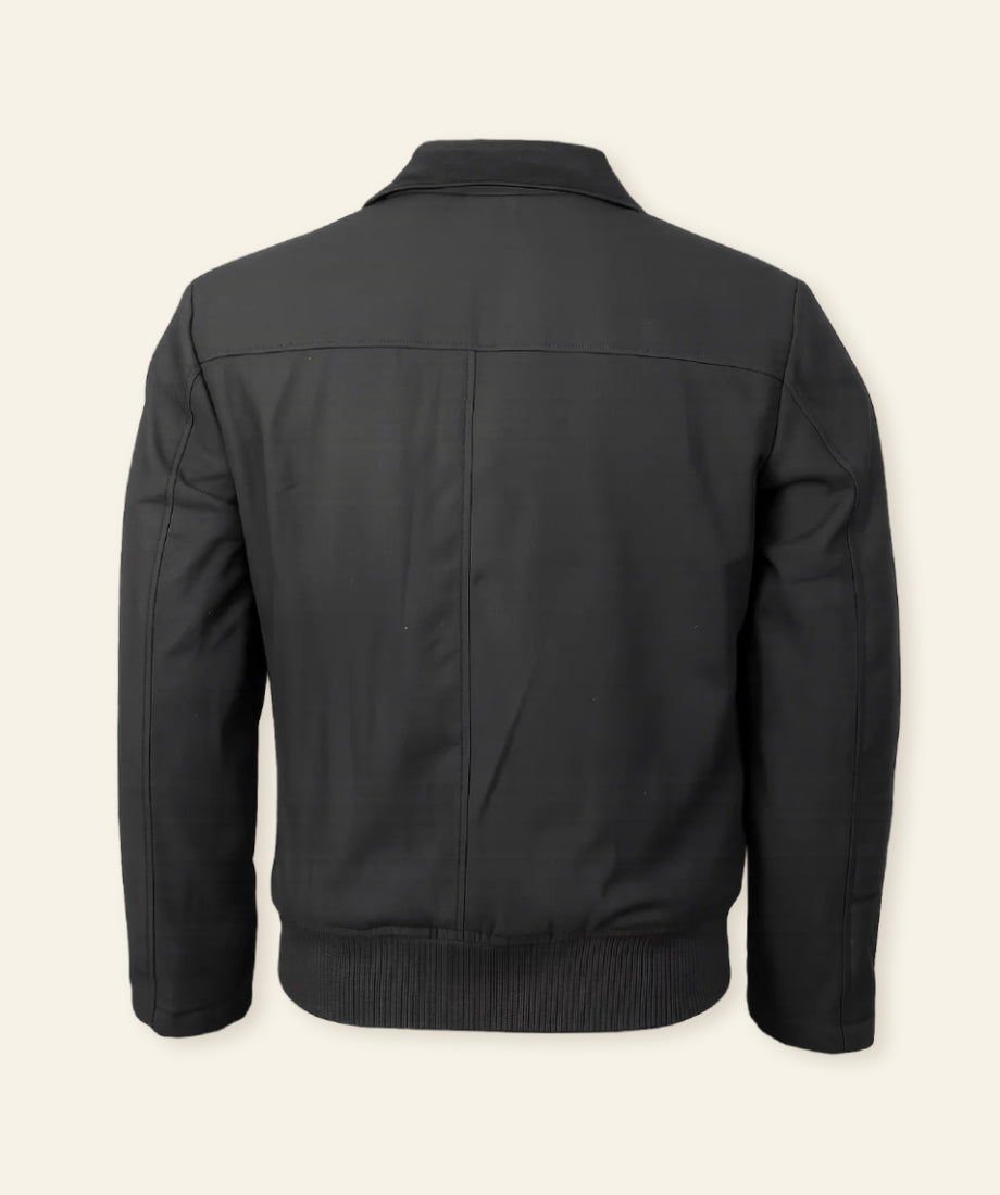 Yellowstone John Dutton Black Cotton Jacket