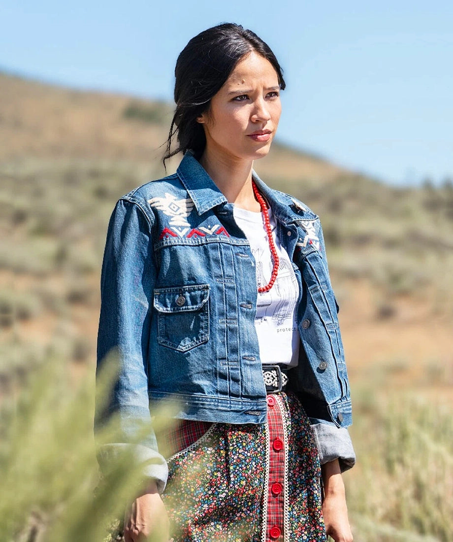 Yellowstone Monica Dutton Blue Denim Jacket
