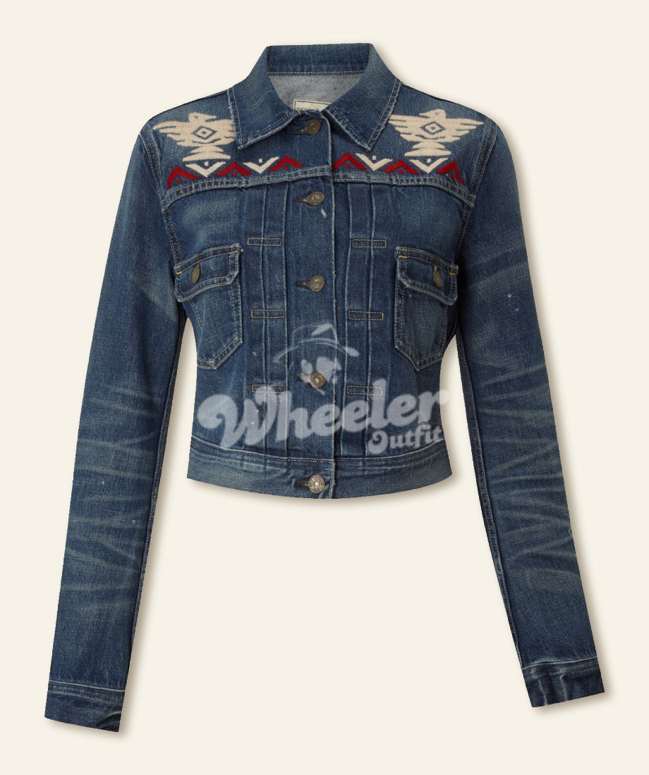 Yellowstone Monica Dutton Blue Denim Jacket