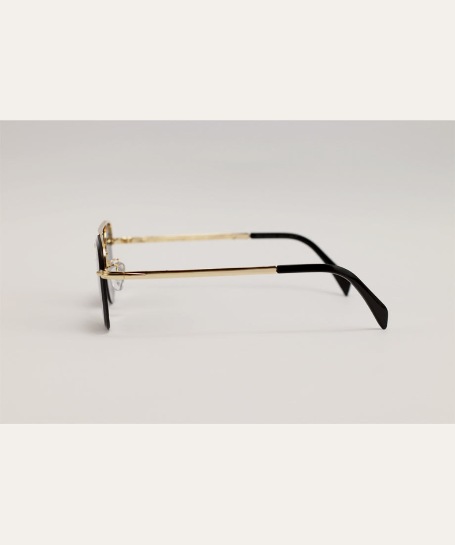 Rip Wheeler Yellowstone Aviator Sunglasses - Golden Black
