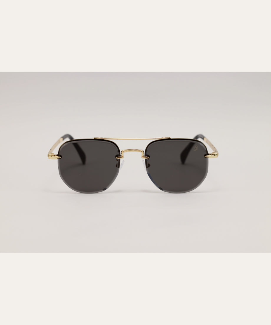 Rip Wheeler Yellowstone Aviator Sunglasses - Golden Black