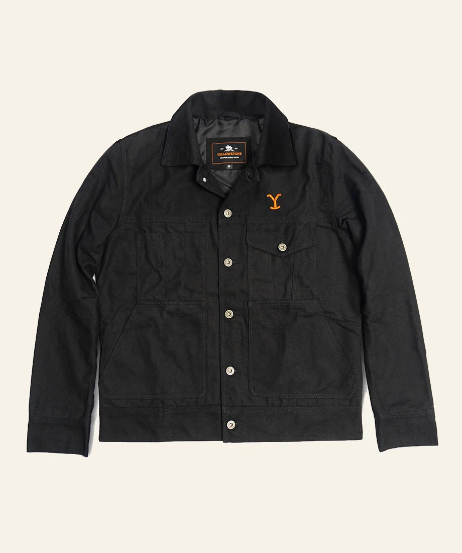 Rip Wheeler Black Cotton Jacket