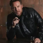 Yellowstone Rip Wheeler Black Leather Jacket