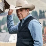 Yellowstone John Dutton Grey Wool Vest