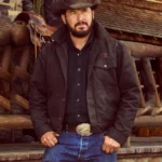 Yellowstone Rip Wheeler Black Cotton Trucker Jacket