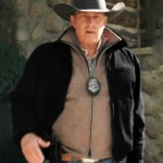 Yellowstone John Dutton Black Cotton Jacket