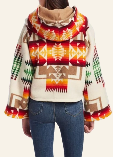 Beth Dutton Printed Cropped Cloak (2)