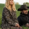 Beth Dutton Season 5 Floral Coat