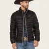 Canyon Mens Cold Black Puffer Jacket