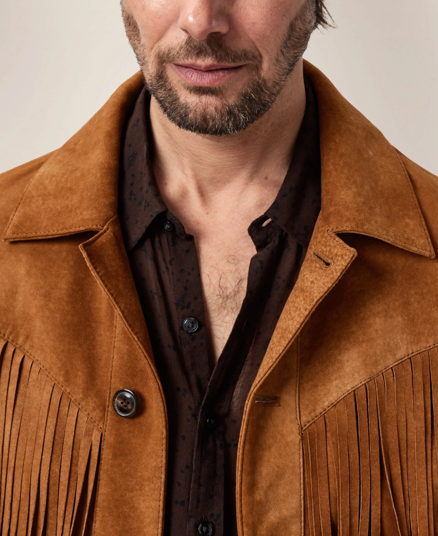 Cedar Ridge Mens Fringe Jacket