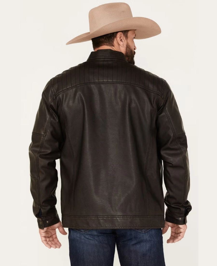 Houston Distressed Leather Jacket