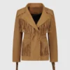 Midnight Ridge Womes Brown Double Breasted Western Coat