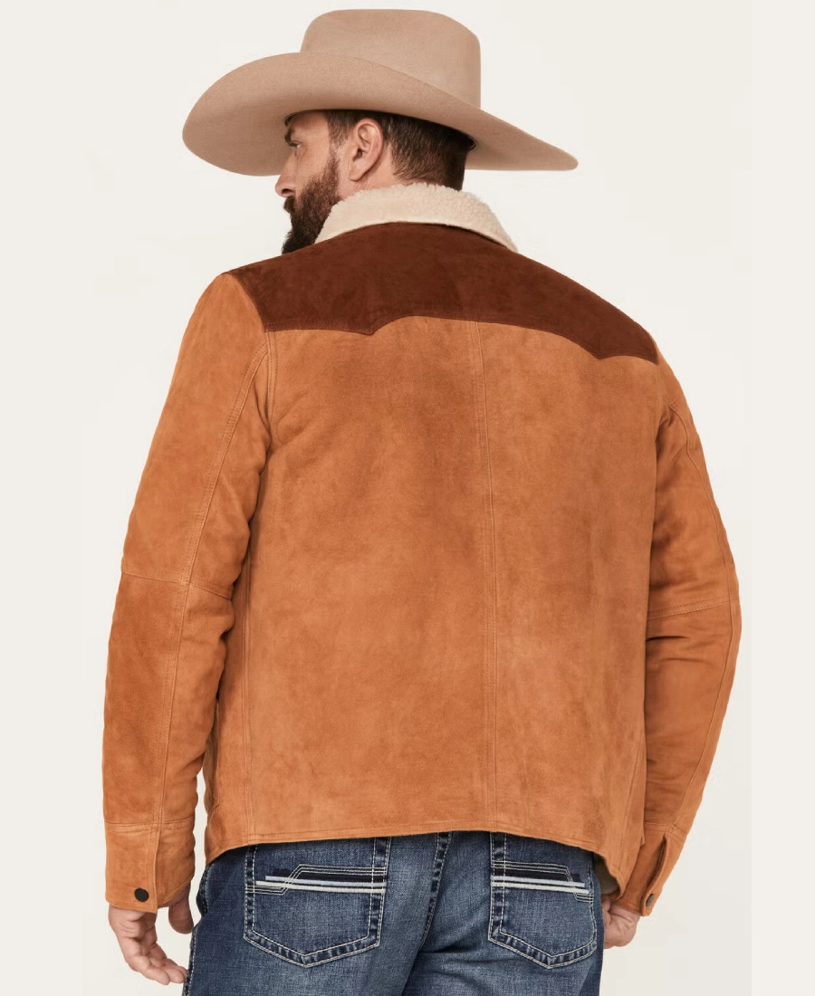 Ranch Highlander Mens Dual Tone Suede Jacket