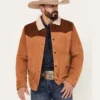 Ranch Highlander Mens Dual Tone Suede Western Jacket