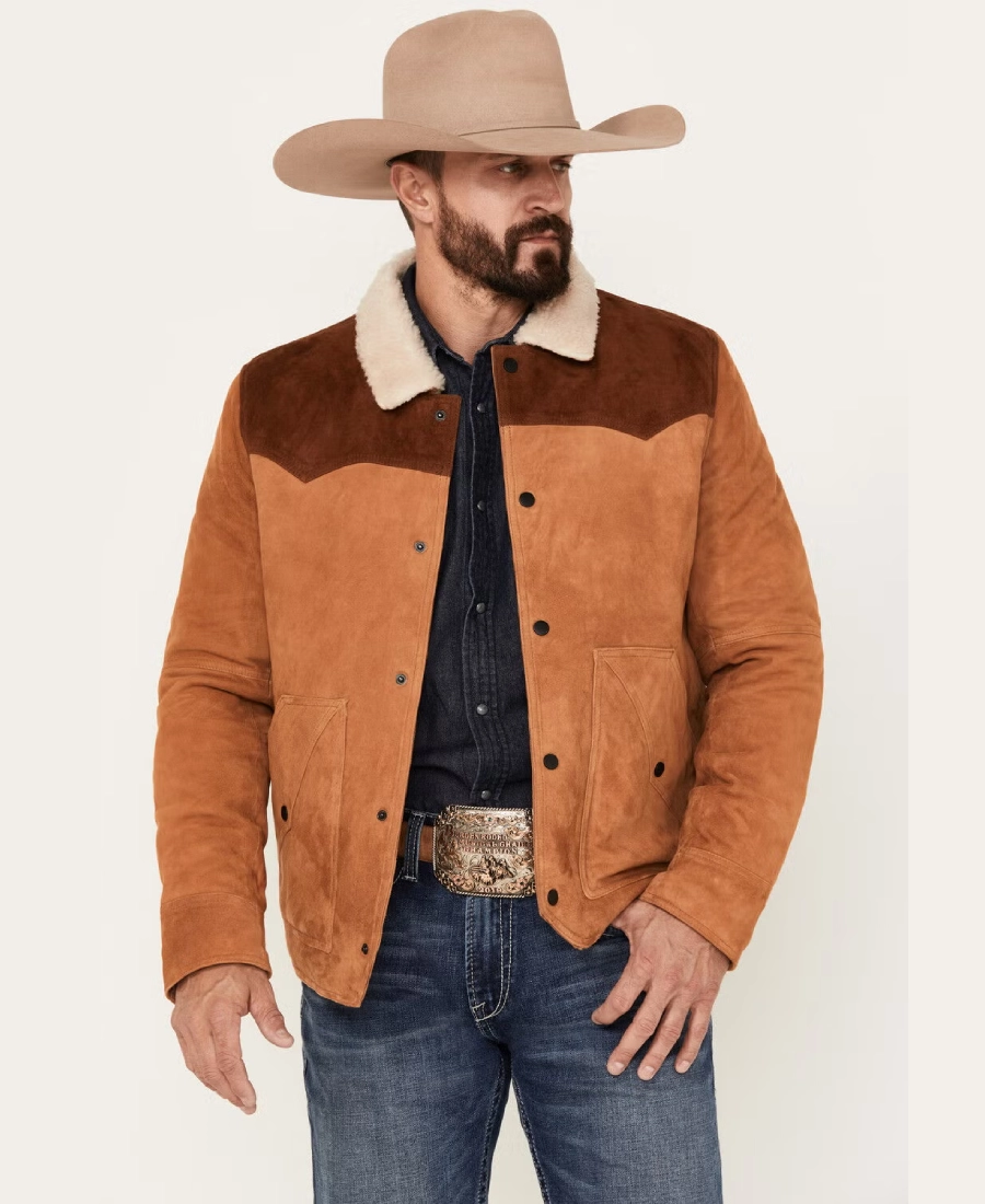 Ranch Highlander Mens Dual Tone Suede Western Jacket