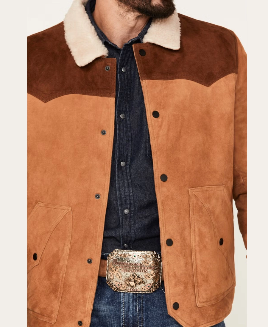 Ranch Highlander Mens Suede Western Jacket