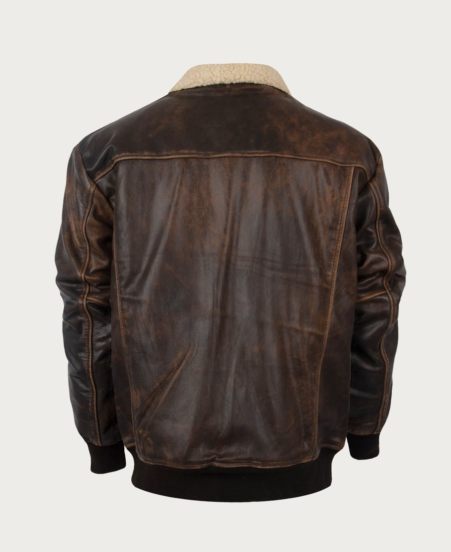 Ranchwear Mens Vintage Leather Jacket