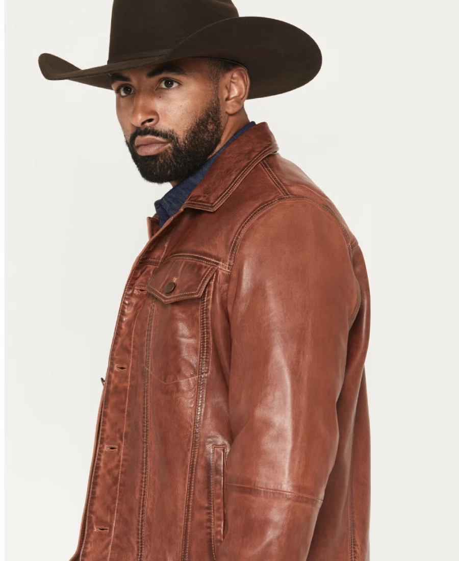 Rusthide Mens Polished Leather Jacket