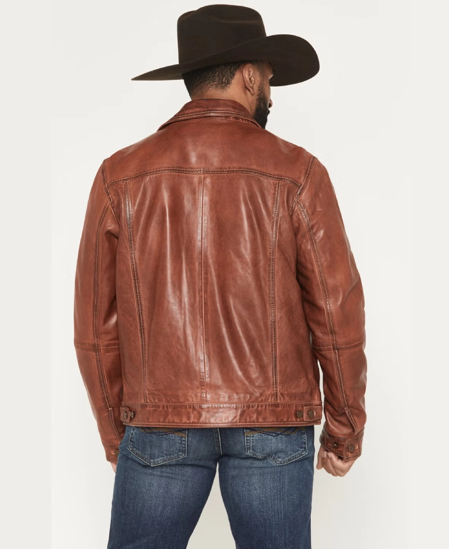 Rusthide Mens Trucker Jacket