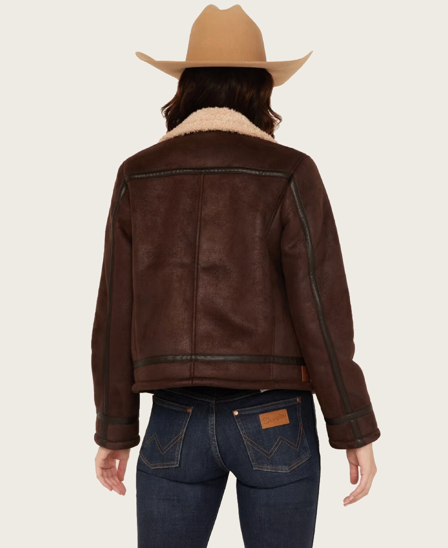 Sierra Midnight Womens Rugged Suede Jacket